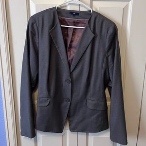 Gap women’s blazer, size 14, grey